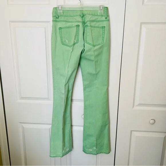 London Jean Mint Green Denim Jeans - Picture 3 of 12